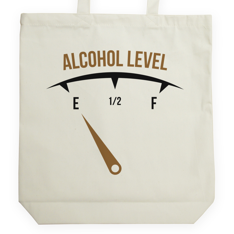 Alcohol Level - Torba Na Zakupy Natural