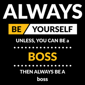 Always Be Boss - Torba Na Zakupy Czarna