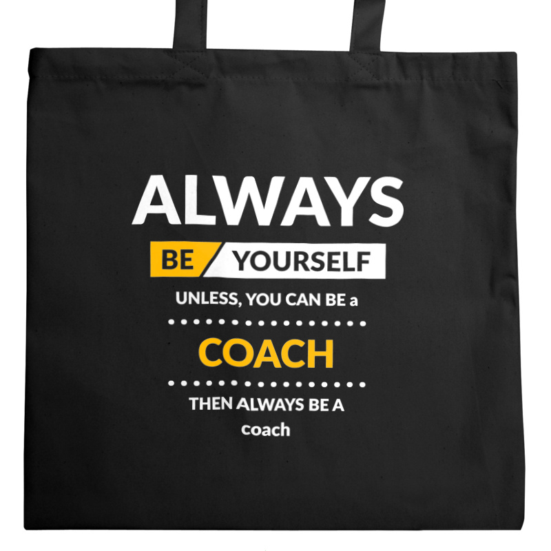 Always Be Coach - Torba Na Zakupy Czarna