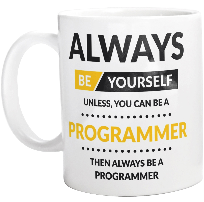 Always Be Programmer - Kubek Biały