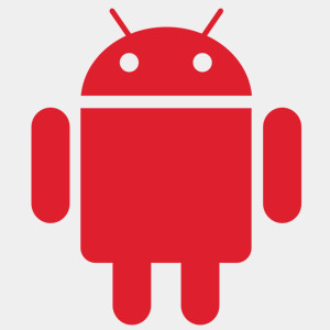 Android - Męska Koszulka Biała