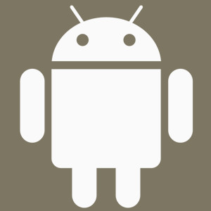 Android - Męska Koszulka Khaki