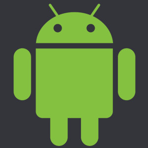 Android - Męska Koszulka Szara