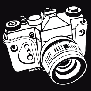 Aparat Fotograficzny Zenit - Męska Koszulka Czarna