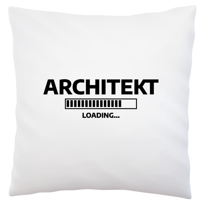 Architekt Loading - Poduszka Biała