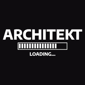 Architekt Loading - Męska Bluza Czarna
