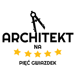 Architekt Na 5 Gwiazdek - Kubek Biały