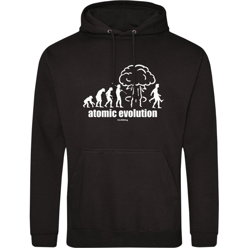 Atomic Evolution - Męska Bluza z kapturem Czarna