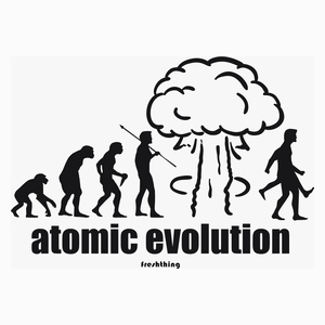 Atomic Evolution - Poduszka Biała