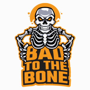 Bad To The Bone - Poduszka Biała