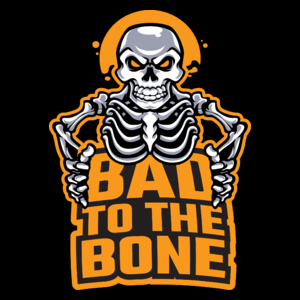 Bad To The Bone - Torba Na Zakupy Czarna