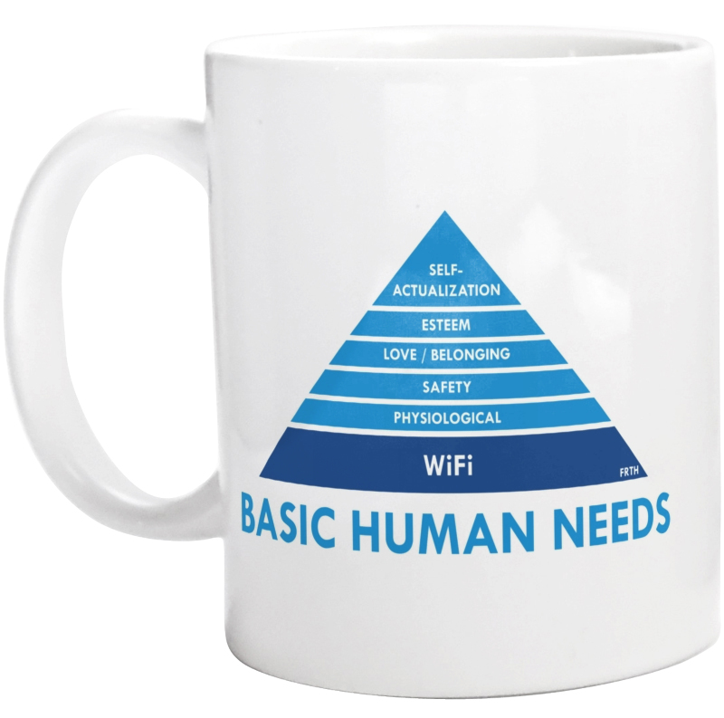 Basic Human Needs - WiFi - Kubek Biały