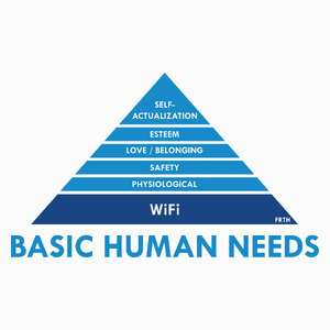 Basic Human Needs - WiFi - Poduszka Biała