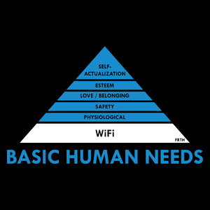 Basic Human Needs - WiFi - Torba Na Zakupy Czarna