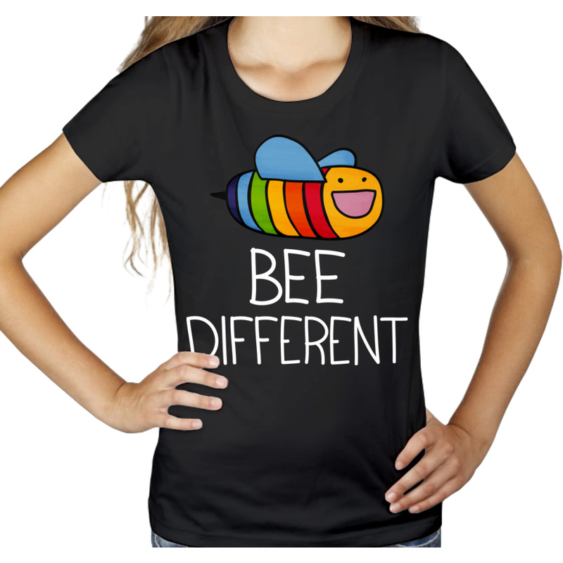 Bee Different - Damska Koszulka Czarna