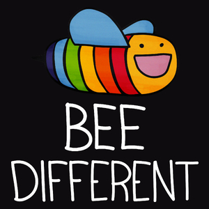 Bee Different - Męska Koszulka Czarna