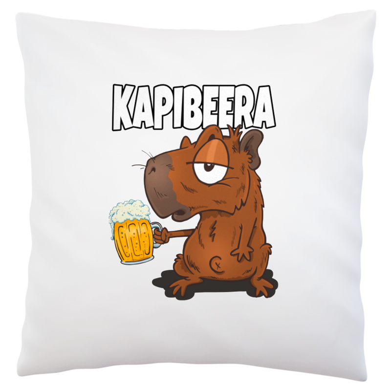 Beer Kapibara - Poduszka Biała