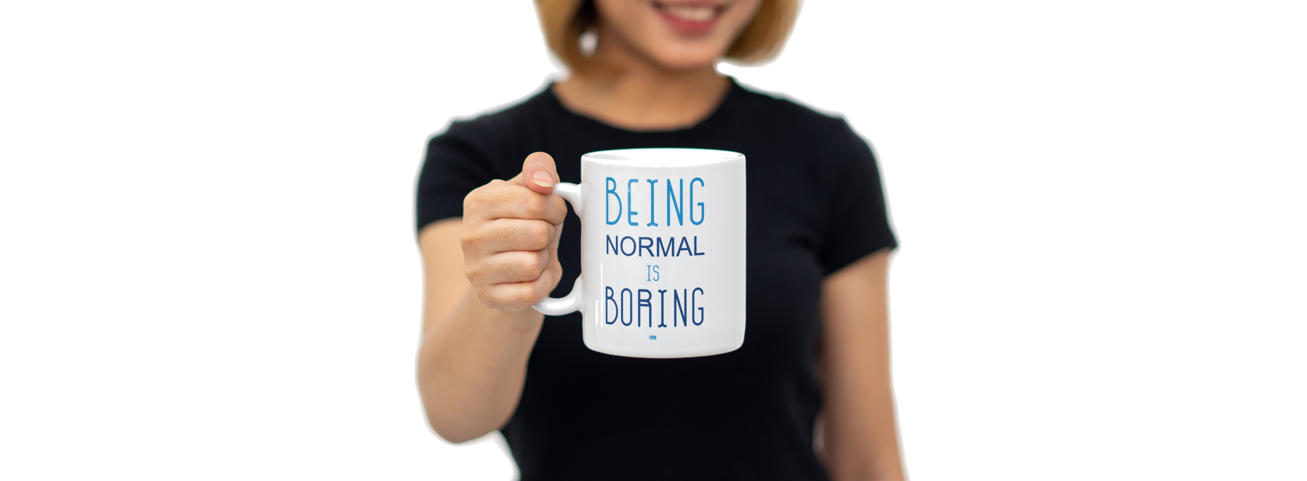 Being Normal Is Boring - Kubek Biały