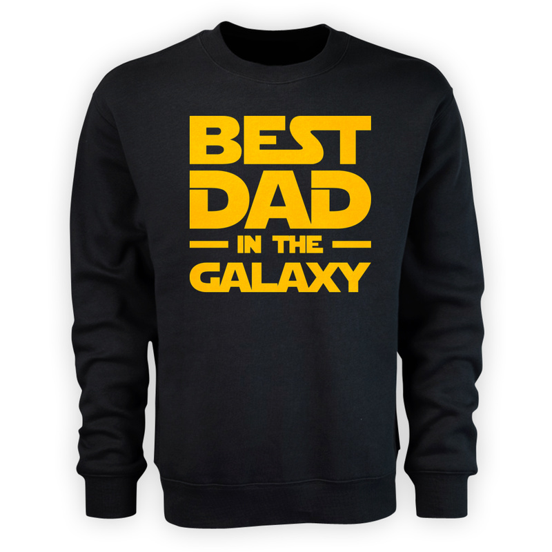 Best Dad In The Galaxy - Męska Bluza Czarna