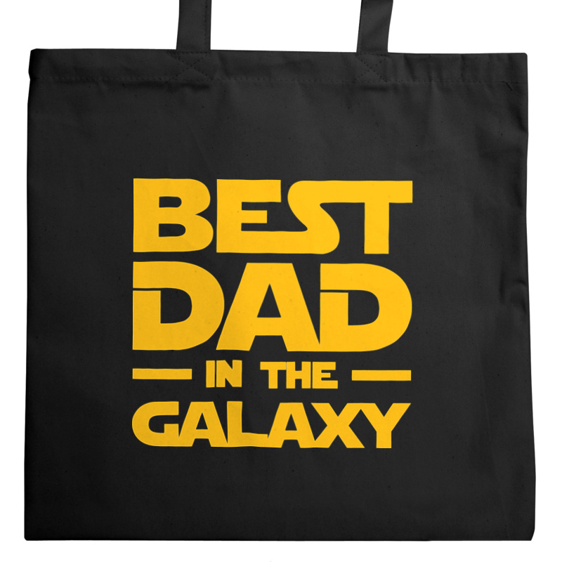 Best Dad In The Galaxy - Torba Na Zakupy Czarna
