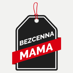 Bezcenna Mama - Damska Koszulka Biała