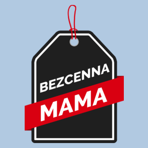 Bezcenna Mama - Damska Koszulka Błękitna