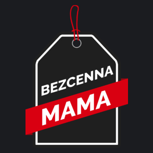 Bezcenna Mama - Damska Koszulka Czarna