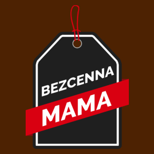 Bezcenna Mama - Damska Koszulka Czekoladowa