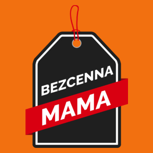 Bezcenna Mama - Damska Koszulka Pomarańczowa