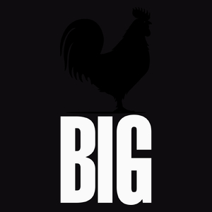 Big Cock - Męska Bluza Czarna