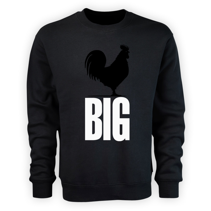 Big Cock - Męska Bluza Czarna