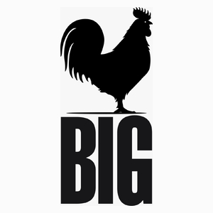 Big Cock - Poduszka Biała