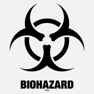 Biohazard - Damska Koszulka Biała