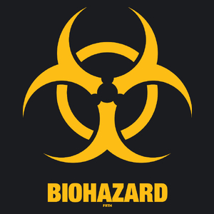 Biohazard - Damska Koszulka Czarna