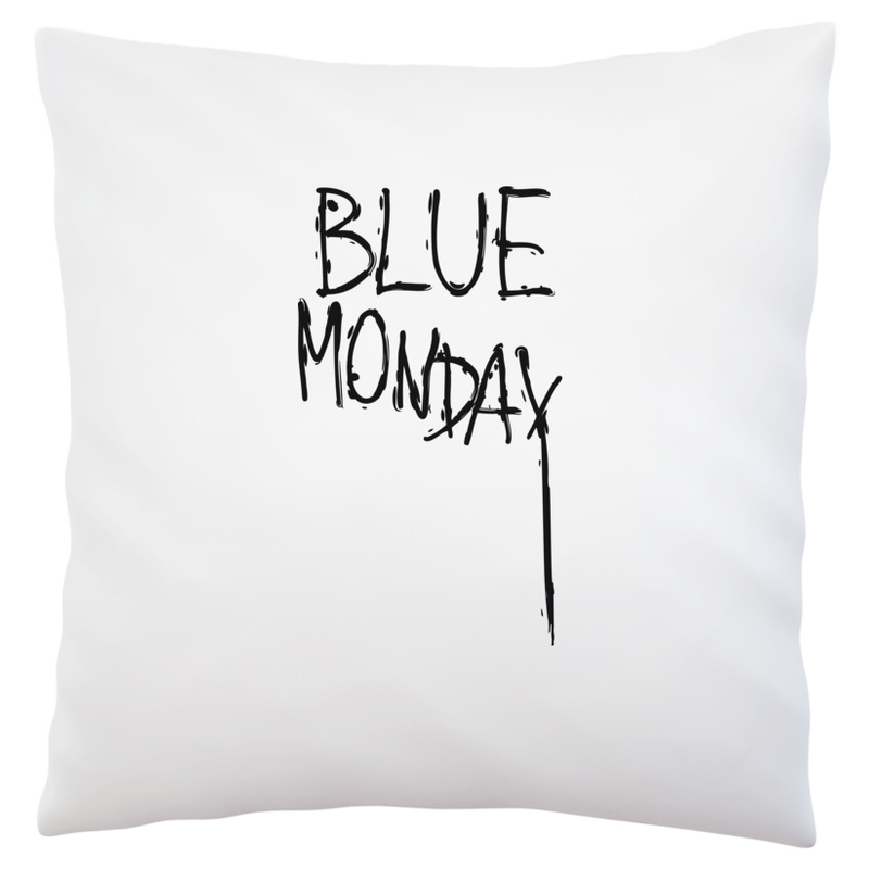 Blue Monday - Poduszka Biała