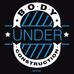 Body Under Construction - Męska Koszulka Czarna