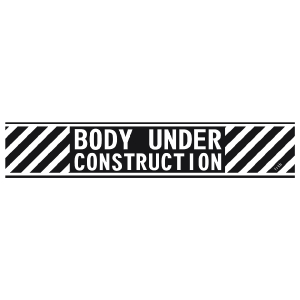 Body Under Construction - Kubek Biały