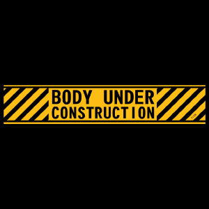 Body Under Construction - Torba Na Zakupy Czarna