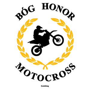 Bóg Honor Motocross - Kubek Biały