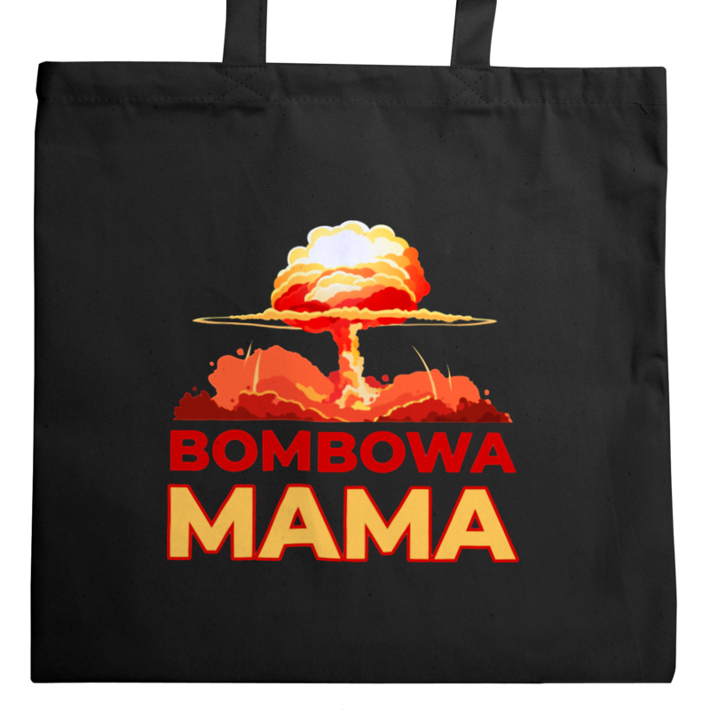 Bombowa Mama - Torba Na Zakupy Czarna