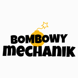 Bombowy Mechanik - Poduszka Biała