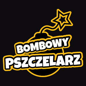 Bombowy Pszczelarz - Męska Koszulka Czarna