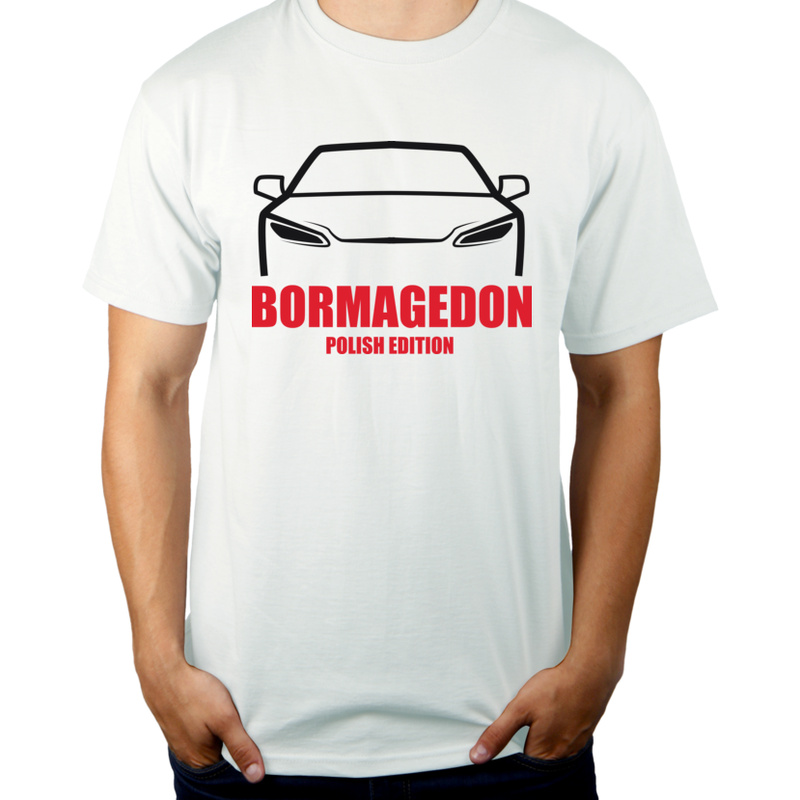 Bormagedon - Męska Koszulka Biała