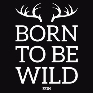 Born To Be Wild - Męska Bluza z kapturem Czarna