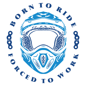 Born To Ride - Forced To Work - Kubek Biały