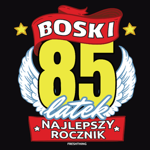Boski 85Latek - Męska Koszulka Czarna