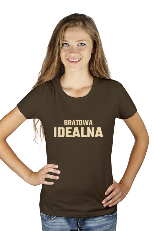 Bratowa Idealna - Damska Koszulka Czekoladowa
