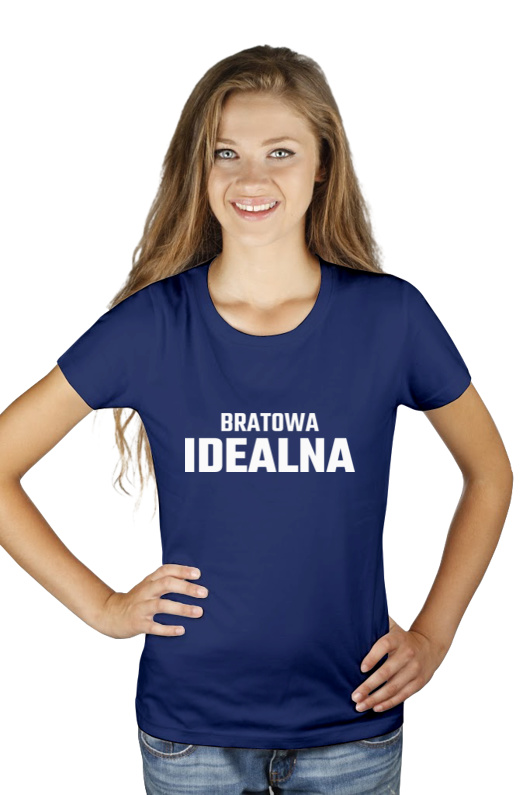 Bratowa Idealna - Damska Koszulka Granatowa