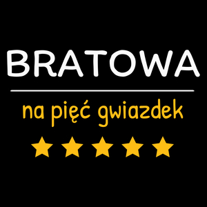 Bratowa Na 5 Gwiazdek - Torba Na Zakupy Czarna