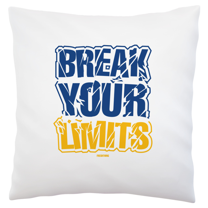 Break Your Limits - Poduszka Biała